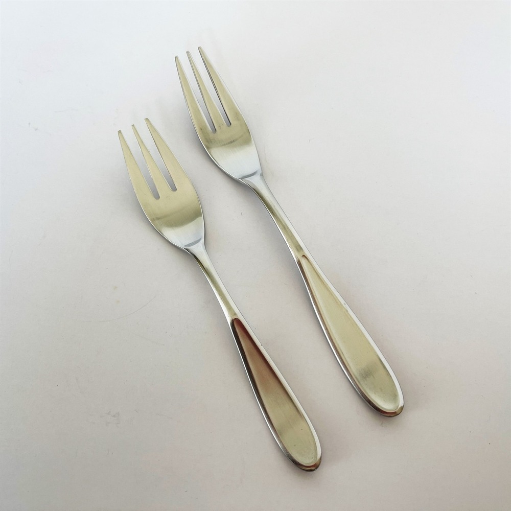 Cuisinart Stainless Flatware RHINE 1 Dinner Fork 1 Salad Fork